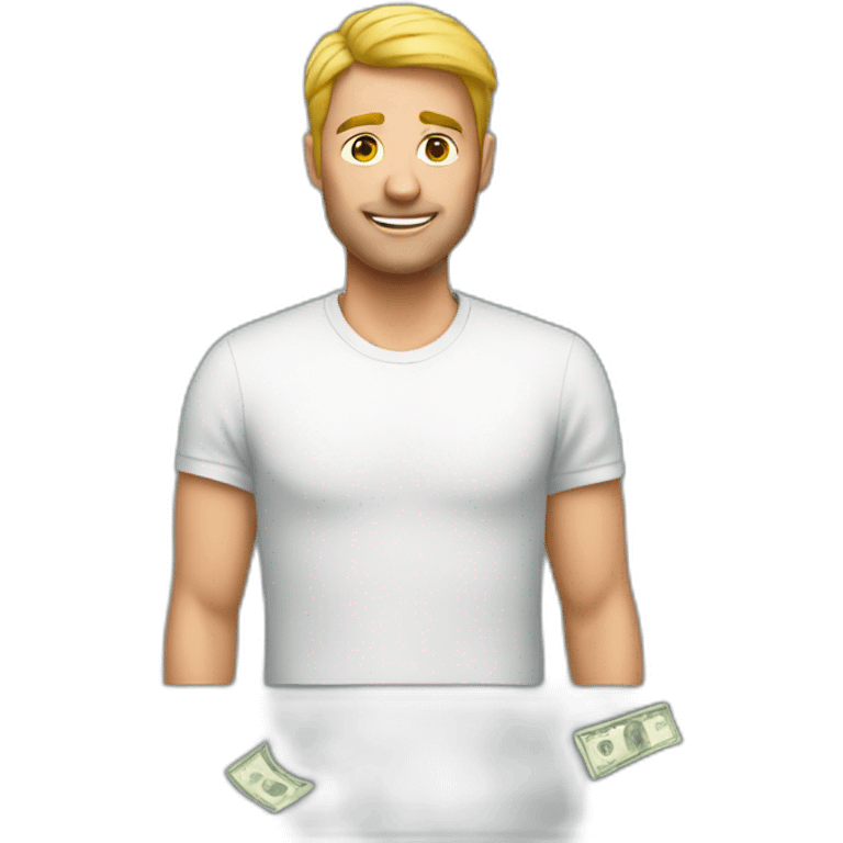 man with a lot money around us emoji