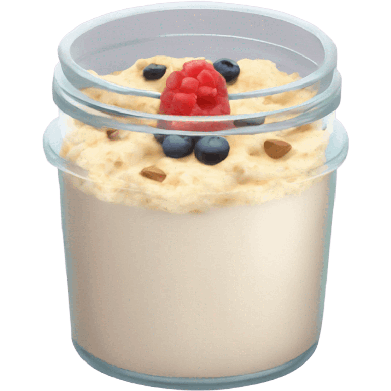 overnight oats with protein powder emoji