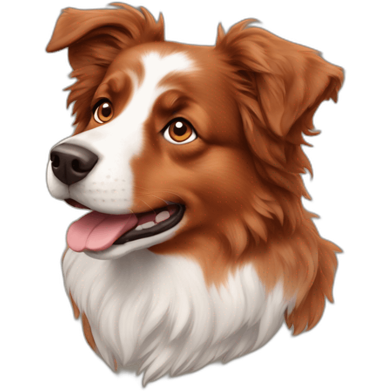 red australian shepherd emoji