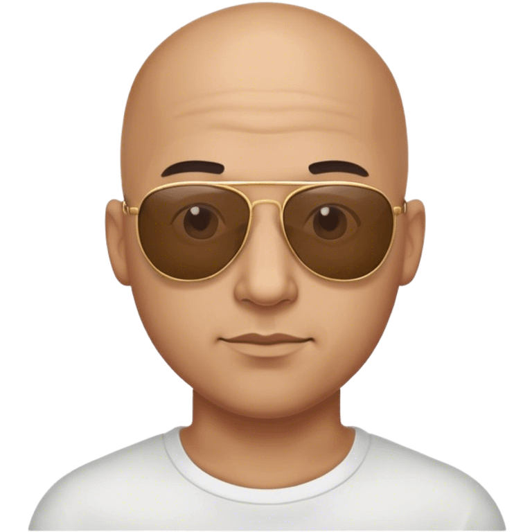 bald guy with sunglasses meme emoji