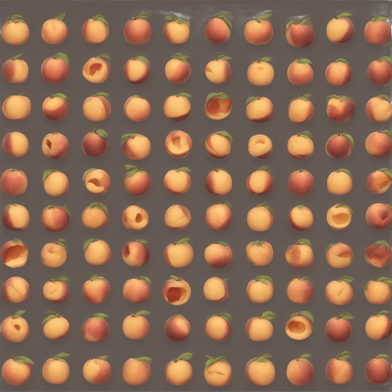 eat peach emoji