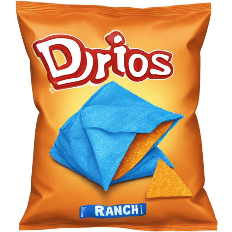 cool ranch blue bag doritos emoji