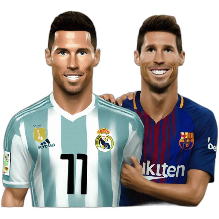 ronaldo pipi sur messi emoji