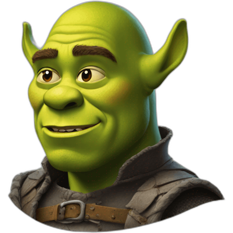 shrek in dark fantasy style  emoji