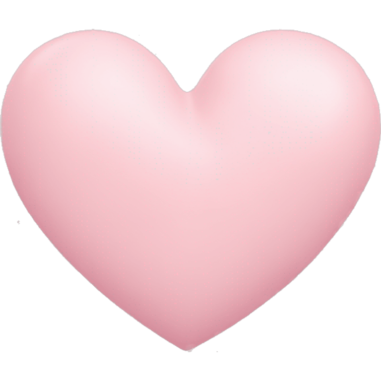 pastel pink heart emoji