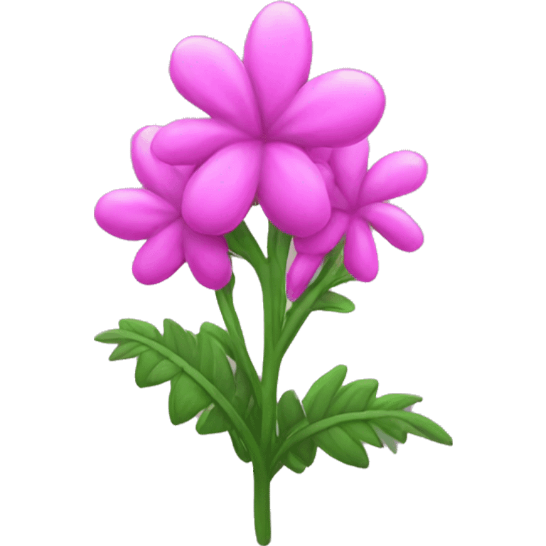 pink weed plant emoji