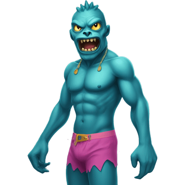 Monster in bikini emoji