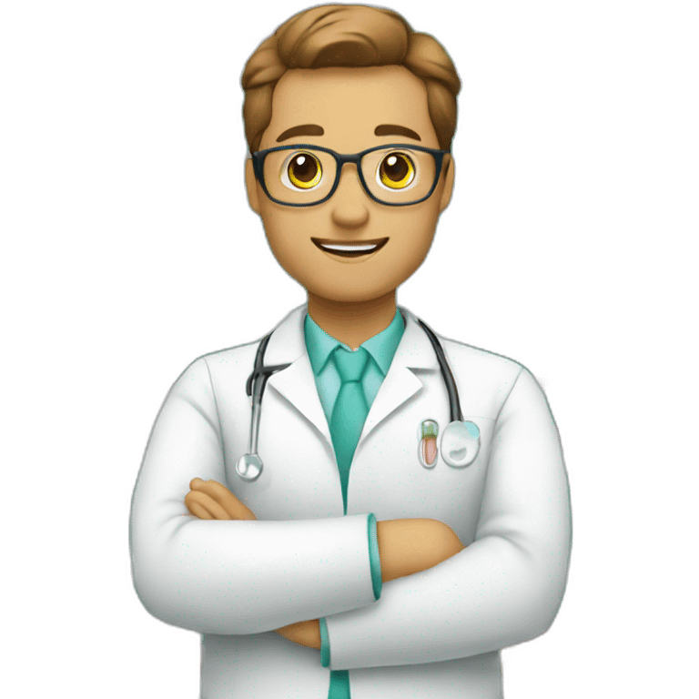 Pharmacist at the pharmacy emoji