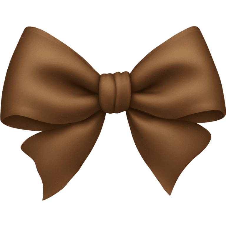 Bow in brown emoji