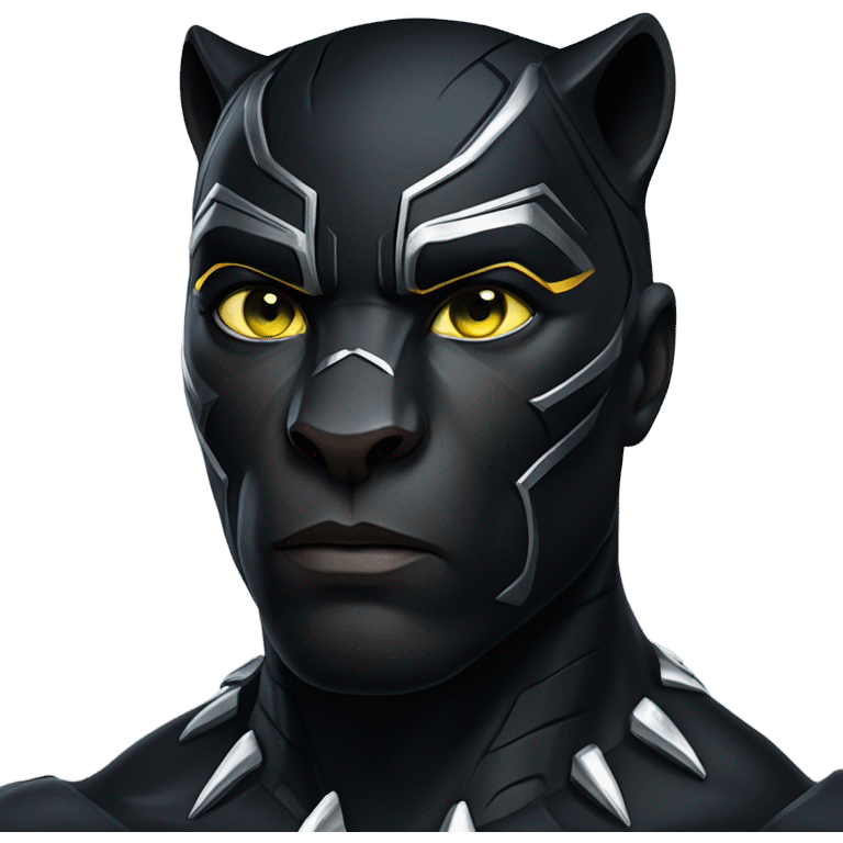 Black pantera emoji