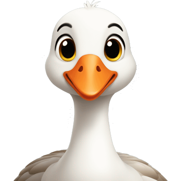 Cute little goose  emoji