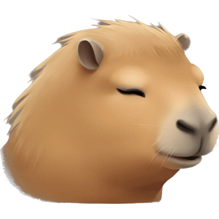 sleepy capybara emoji