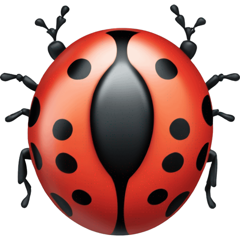 Ladybug with a convention bubble  emoji