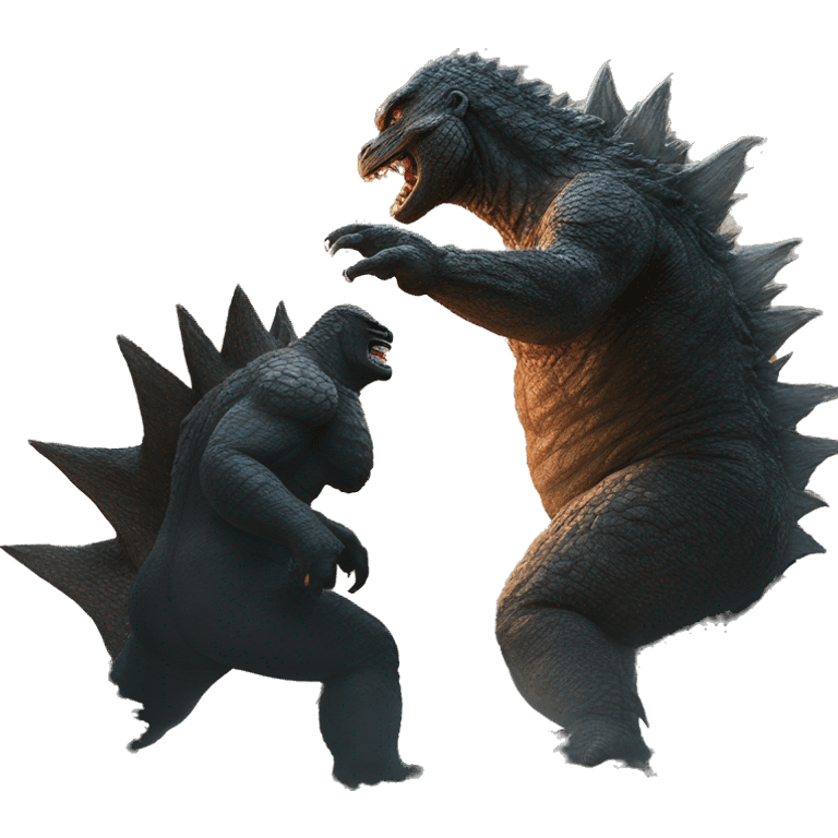 Godzilla vs kong emoji