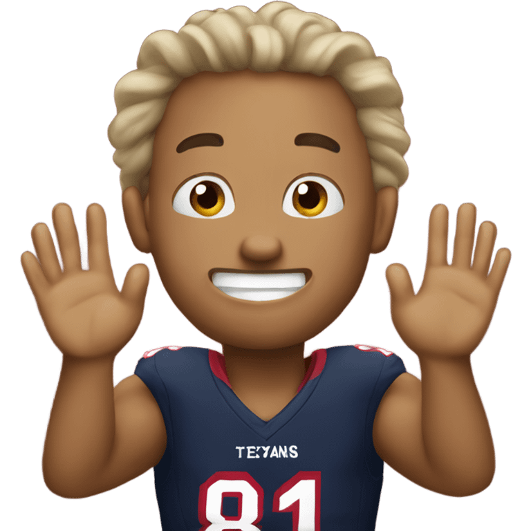 Texans clapping emoji