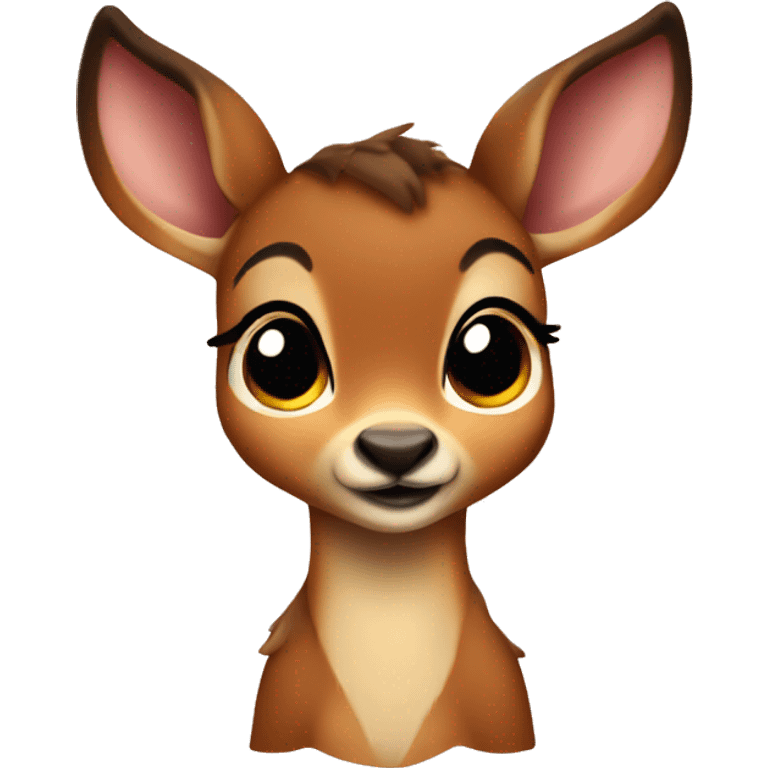 Cozy cute little Bambi  emoji