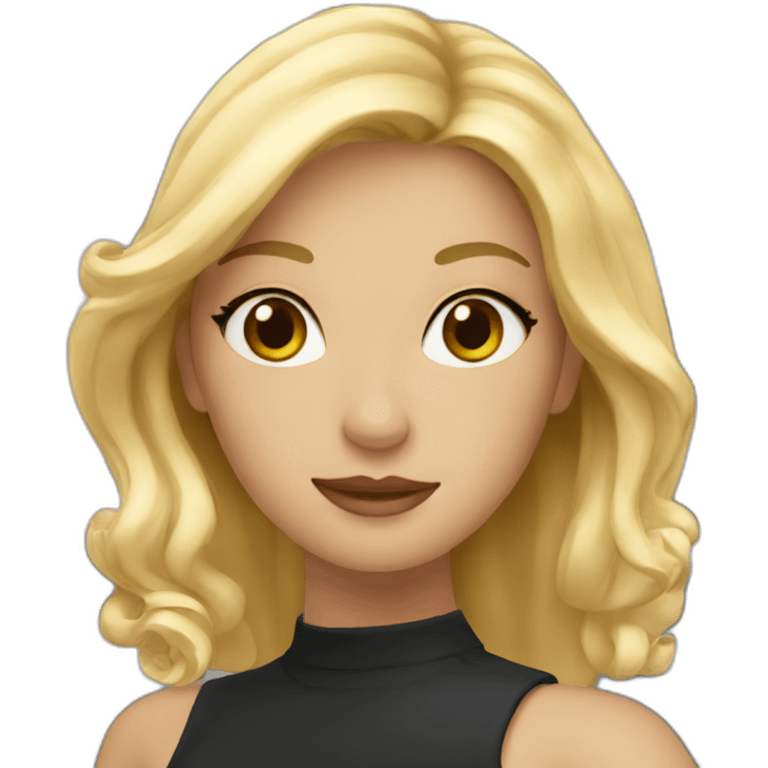 blonde in paris emoji