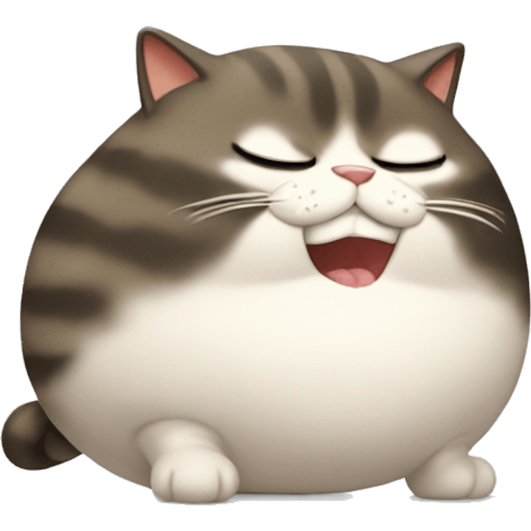 fat cat farting emoji