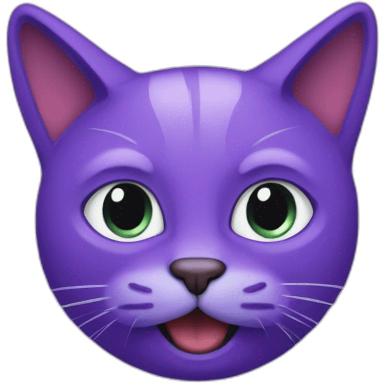 purple cat sarcasm emoji