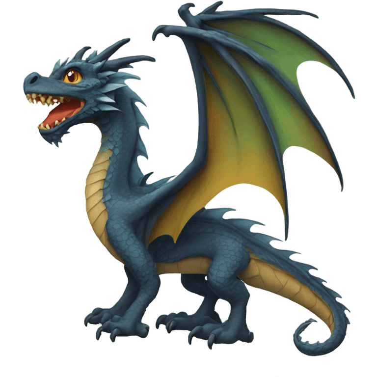 Fourth wing dragon  emoji