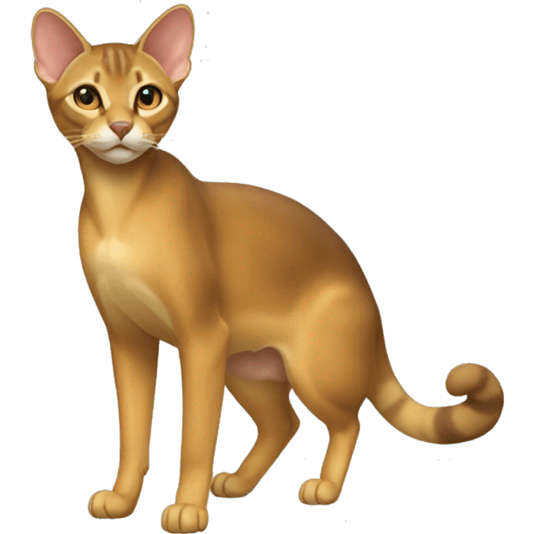 Chausie Cat Breed Full Body emoji