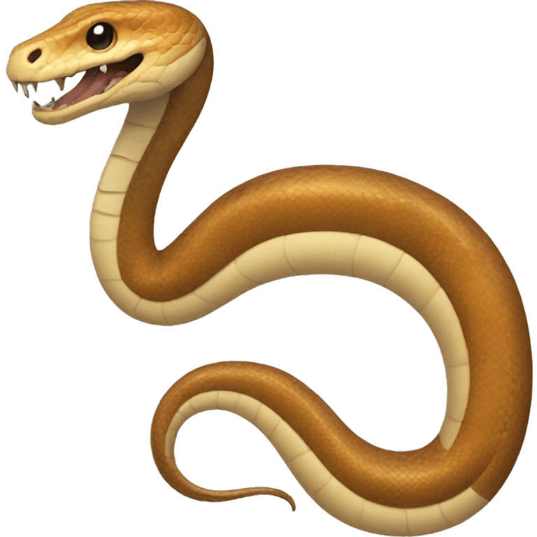 Snake with horse legs emoji