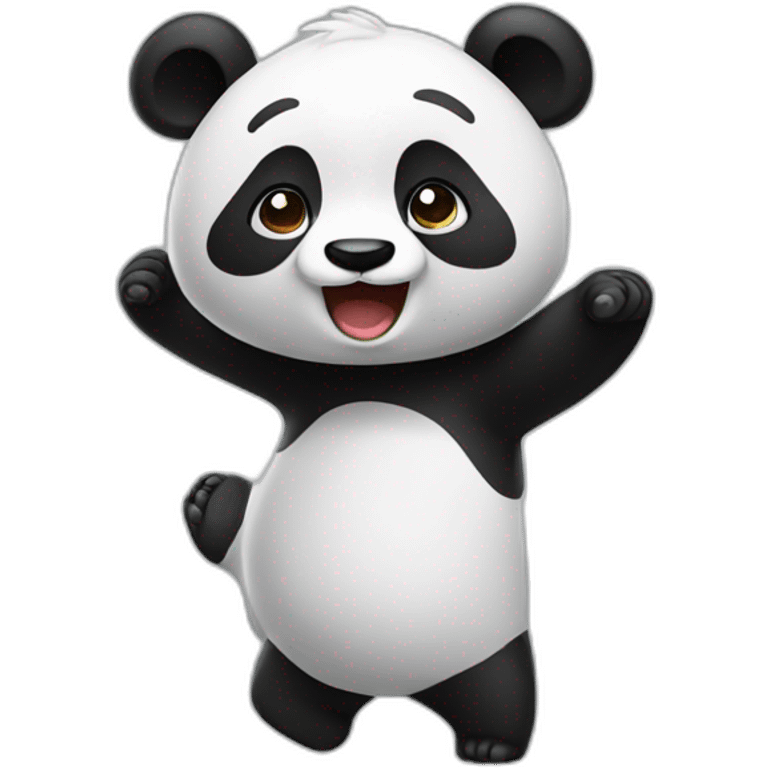 panda qui dab emoji