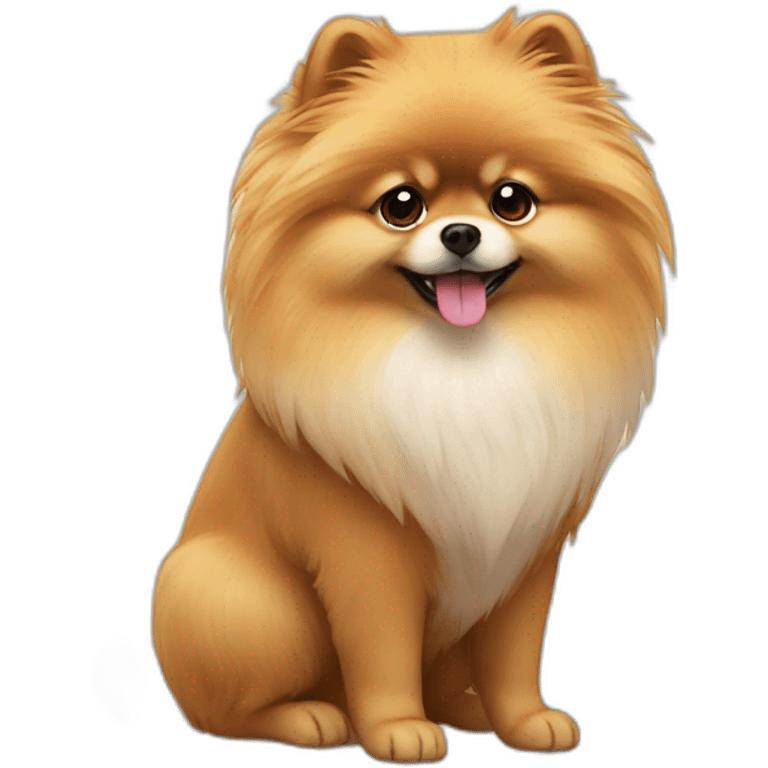 fluffy pomeranians emoji