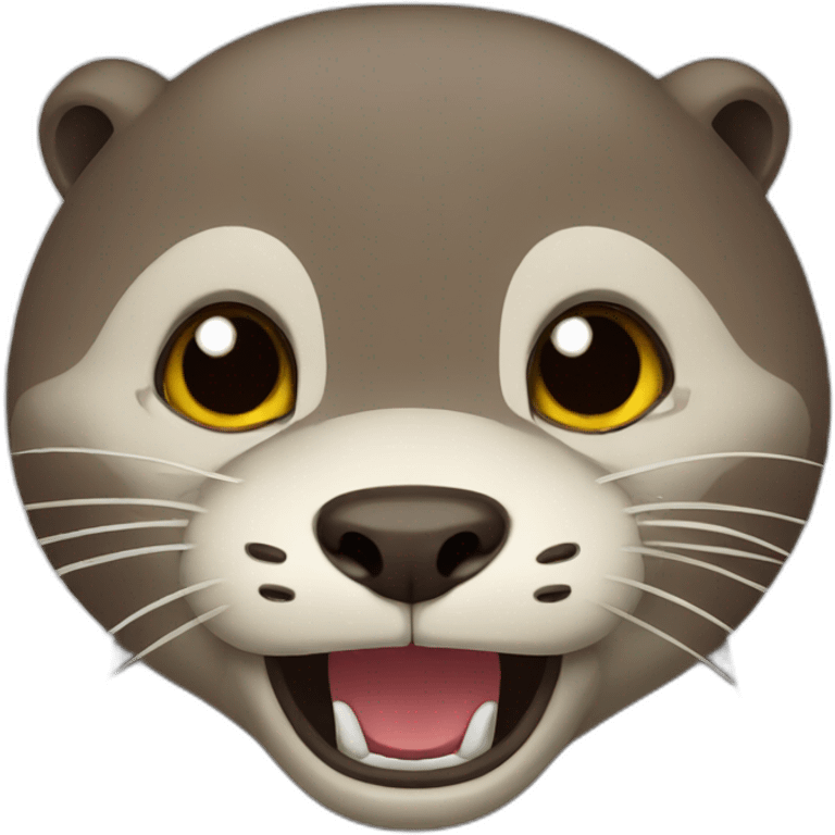 Angry otter emoji