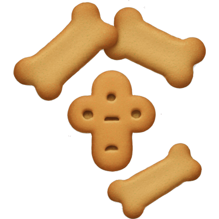 People eating dog biscuit on plate emoji