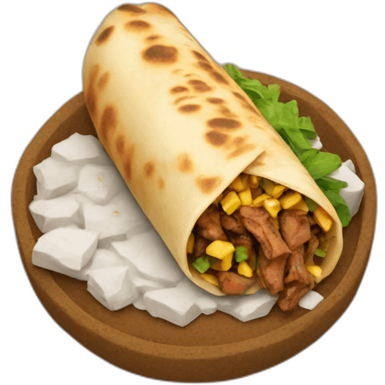 shawarma-on-the-rocks emoji