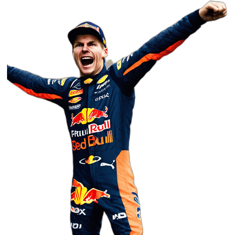 Max Verstappen Wining emoji