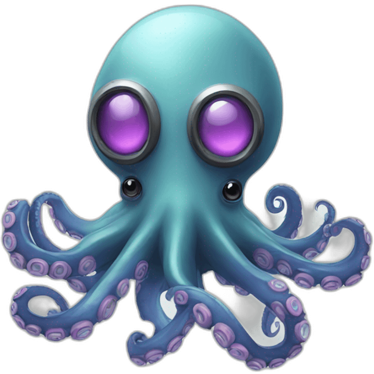 Robotic octopus emoji