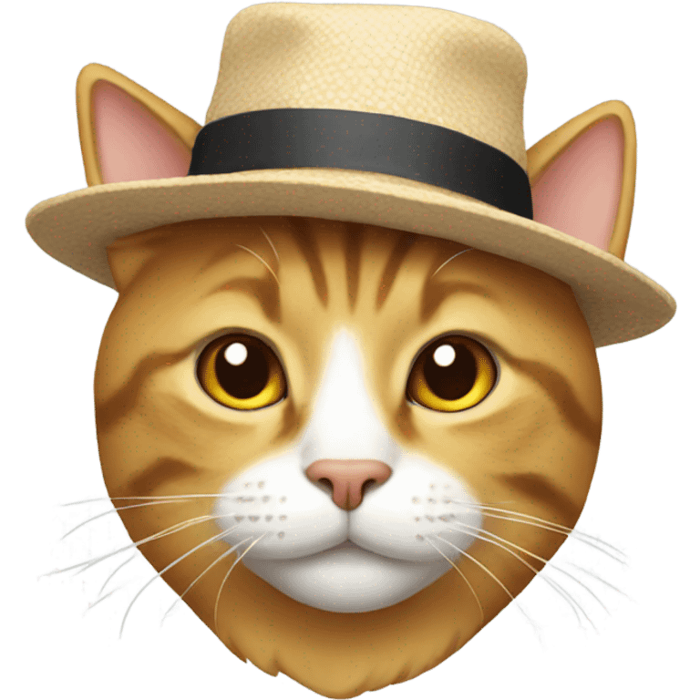 Cat with a hat emoji