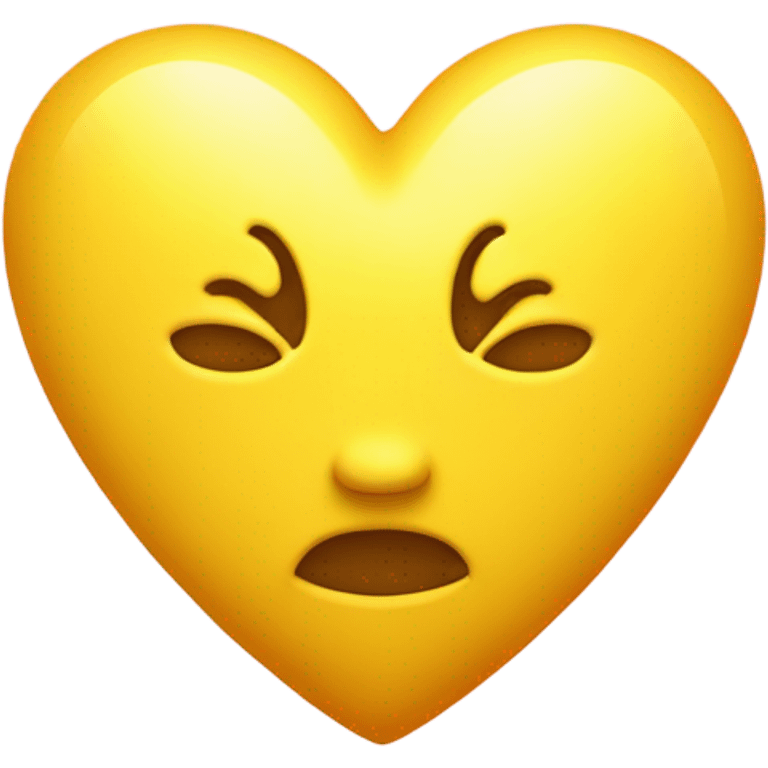 Yellow Heart emoji