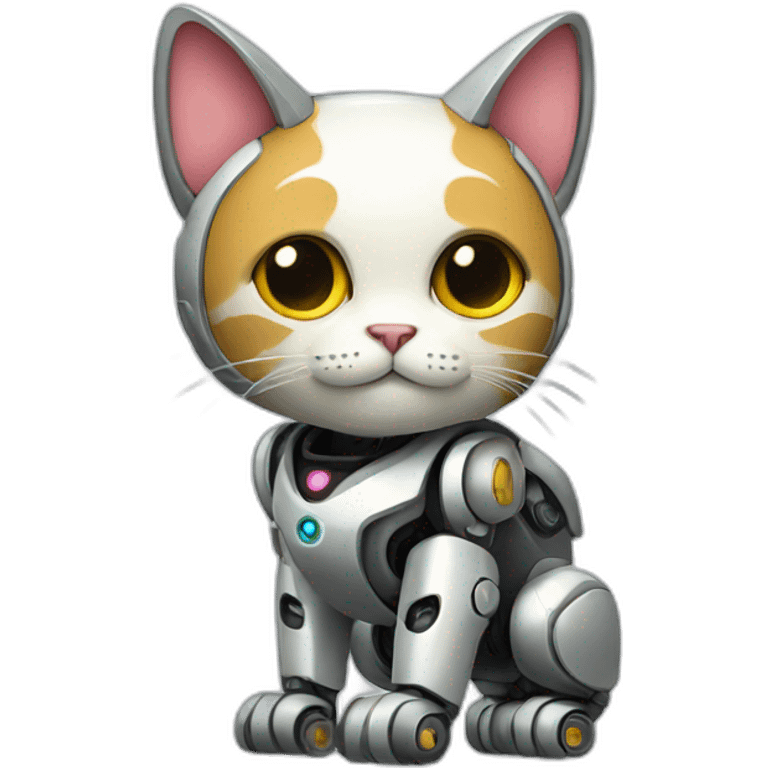 cat robot emoji