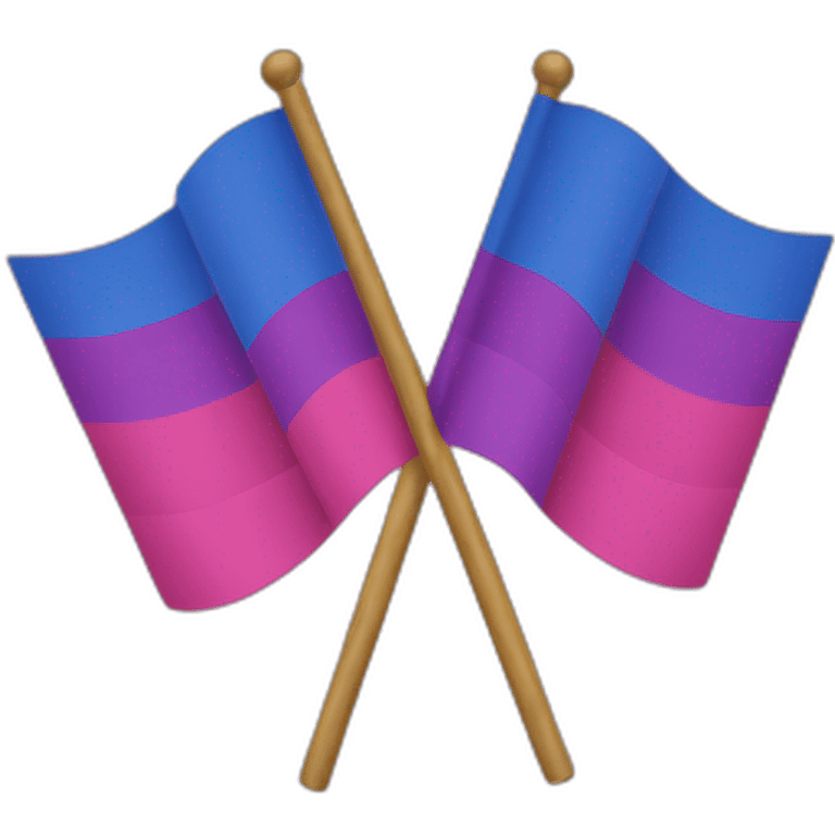 Bi flag emoji