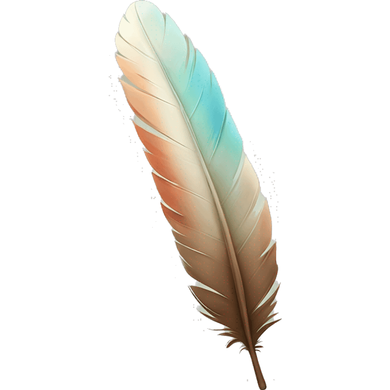 feather and sheet emoji