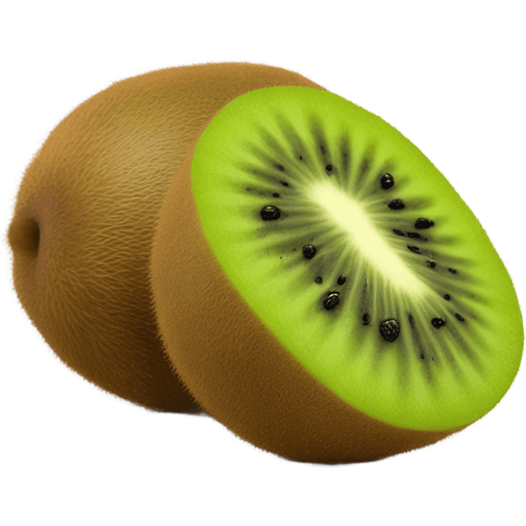 3d kiwi fruit emoji