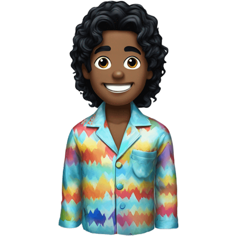 Michael Jackson in pyjamas emoji