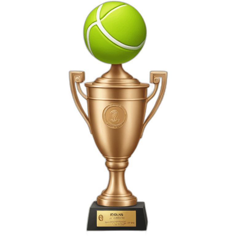 Rolan garros trophée emoji