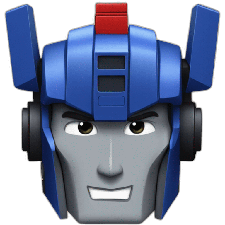 Optimus prime as rick astley emoji