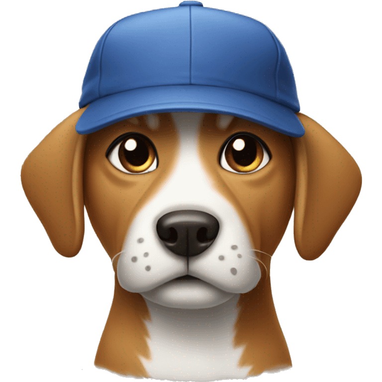 Dog with cap emoji