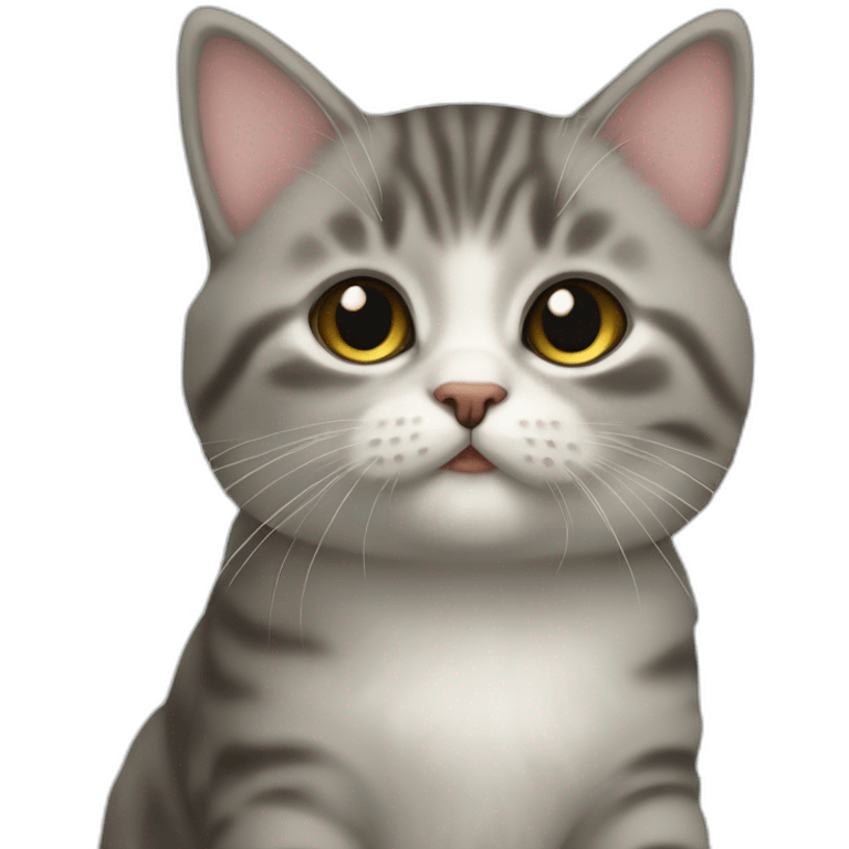 Chaton strabisme emoji