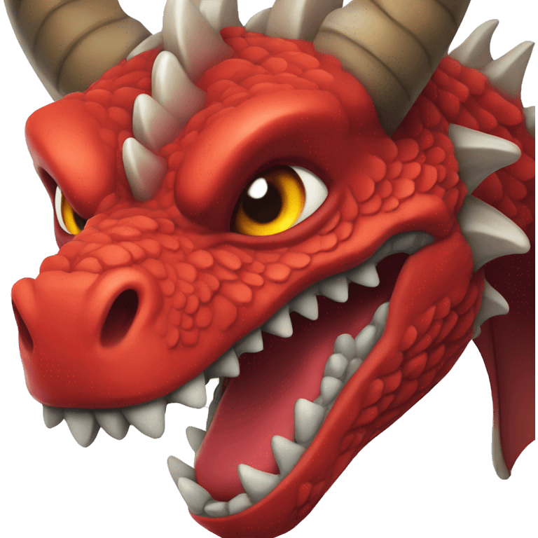 red lunar dragon emoji