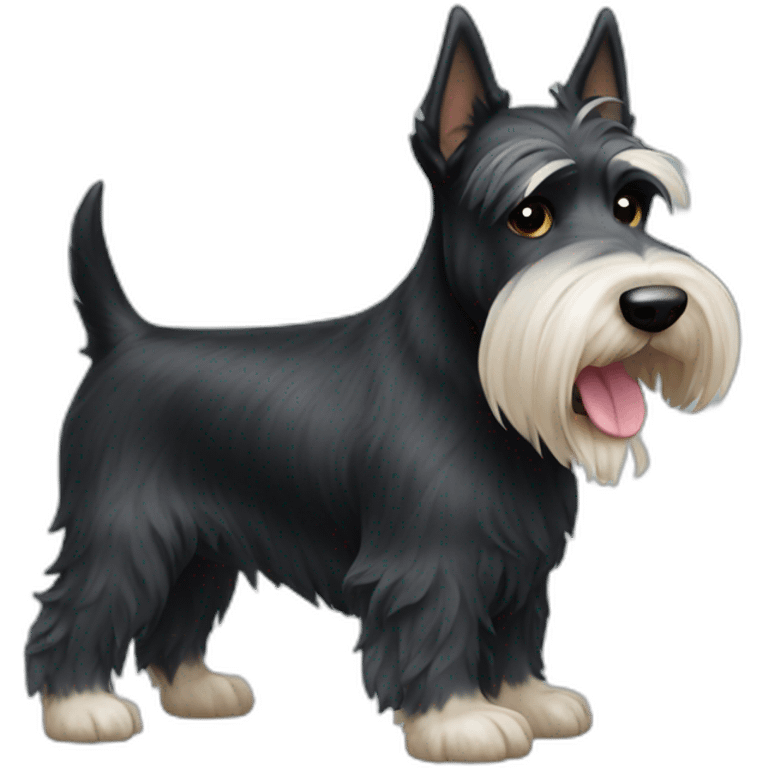 dog scottish terrier full body emoji