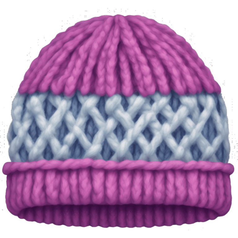 knitted winter hat on its own emoji