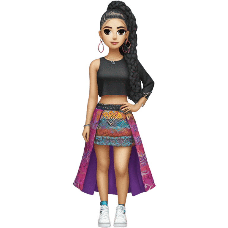 Arabic girl outfit K-pop emoji