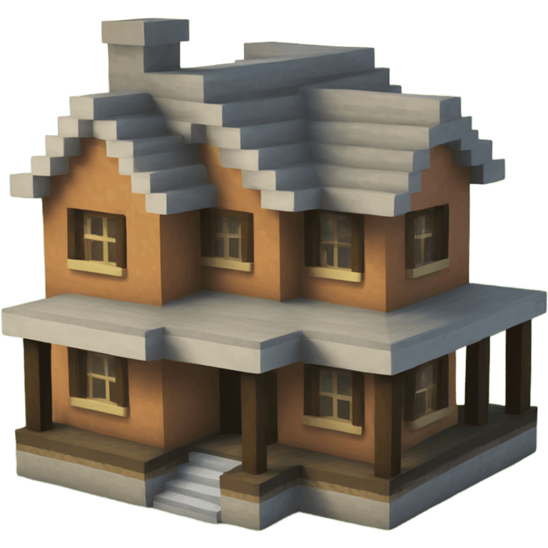 Minecraft house emoji