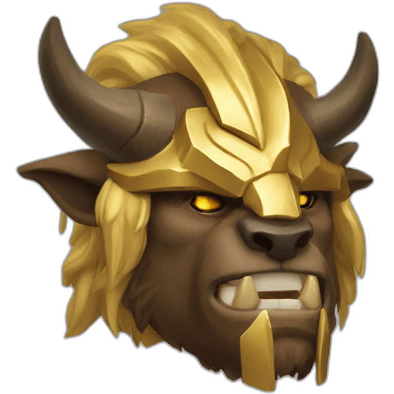 tauren paladin gold laught emoji